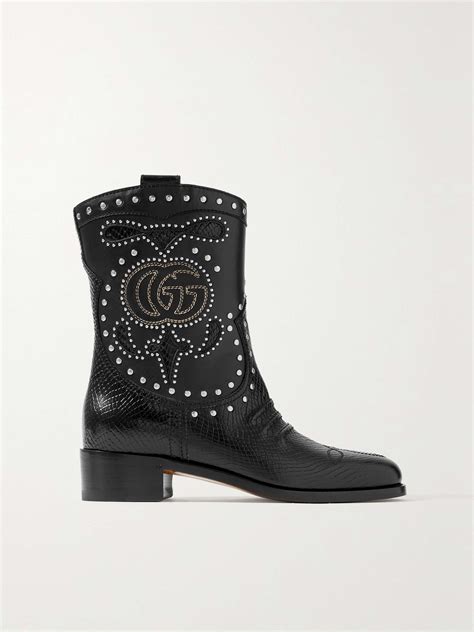 gucci dnake boots|gucci delma snake effect boots.